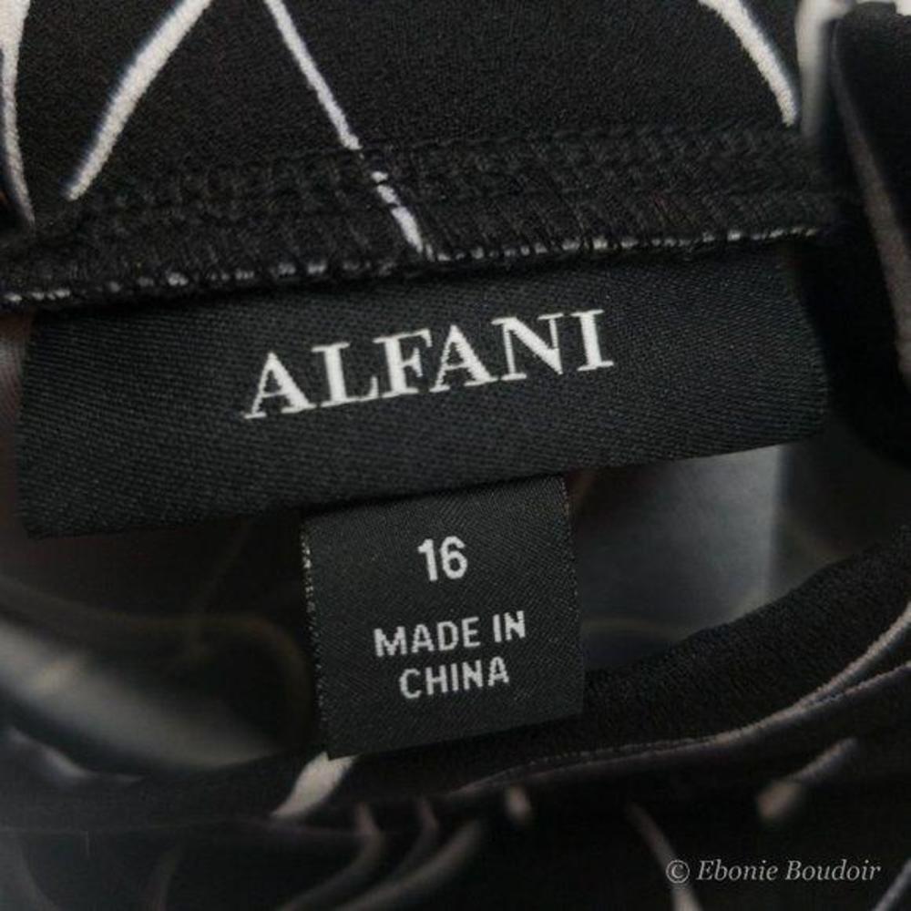 Alfani Black and White Skirt - Picture 3 of 3
